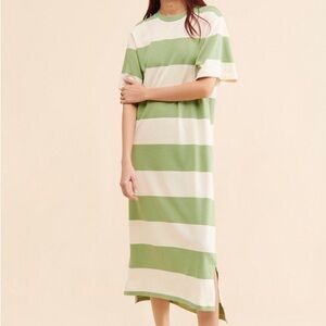 Rita Row Ada Striped T-shirt Dress